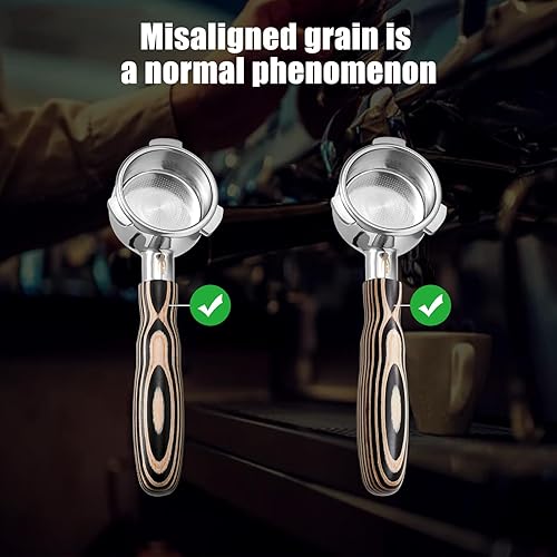 Vista 3 de IKAPE Productos de café, 2.008 in, portafiltro desnudo sin fondo, compatible con máquinas de café Delonghi EC0680, EC0685, SMEG y EUPA de 2.008 in