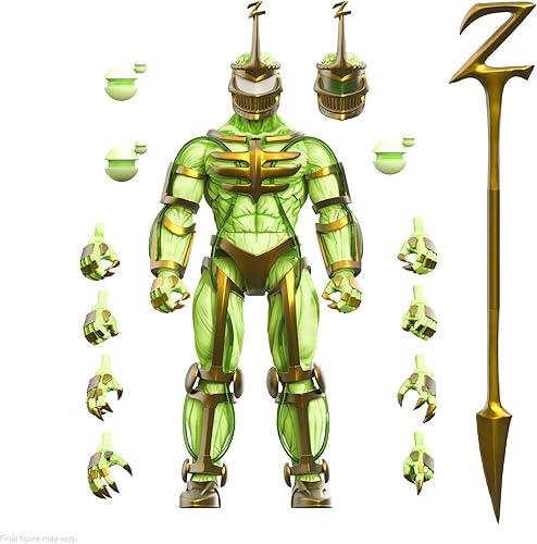 Miniatura 8 de Super7 ULTIMATES! Mighty Morphin Power Rangers Rita Repulsa - Figura de acción de 17,8 cm de Power Rangers con accesorios, coleccionables clásicos