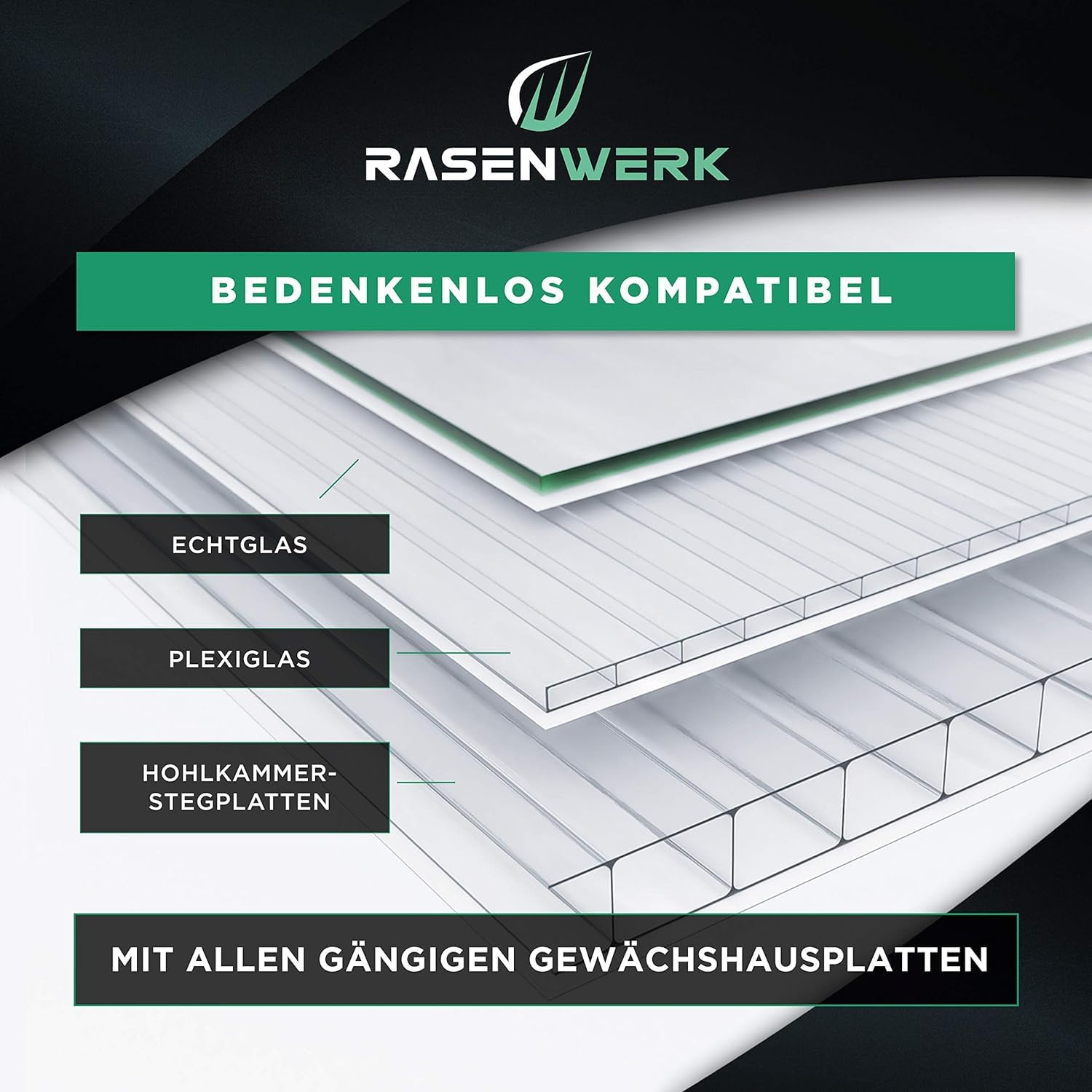 RASENWERK Pinces Serre En Acier Inoxydable 304 - Lot 100 Pièces 95x40 Mm
