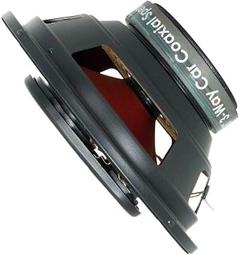 Audiobank AB1670 6.5 Inch 3-Way Coaxial Car Speakers, 400W Max, 130W RMS, 4 Ohm, Polypropylene MICA Woofer, Piezo Tweeter, 90 dB Sensitivity - Pair