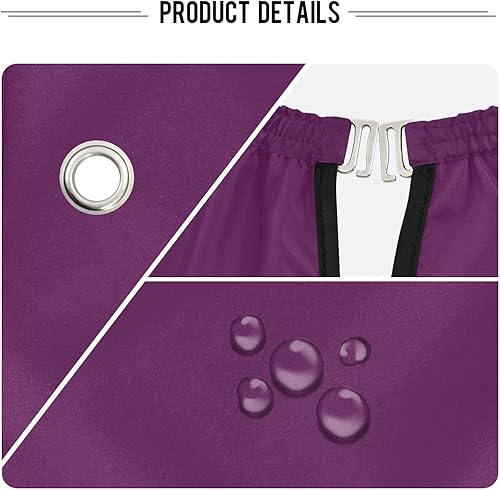 Vista 44 de Yellow Barber Cloth Cape Beauty Salon Capes Waterproof, Salon Styling Capes 64.9 In x 55.1 In Rosado Perla