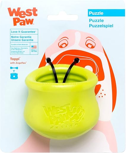 West paw zogoflex toppl treat dispensing dog toy puzzle Clearance