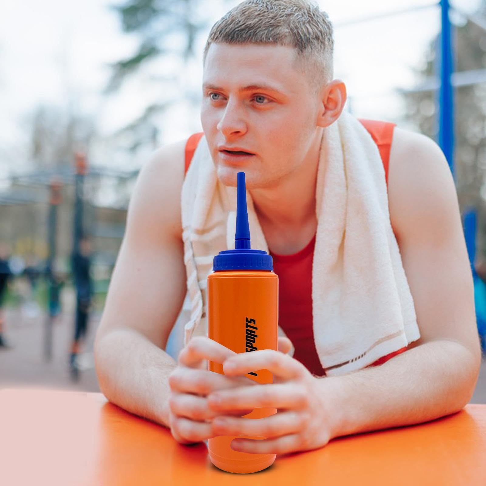 Rockible Sport Quetschwasserflasche - Auslaufsicher, Tragbar Für Training Und Fitness