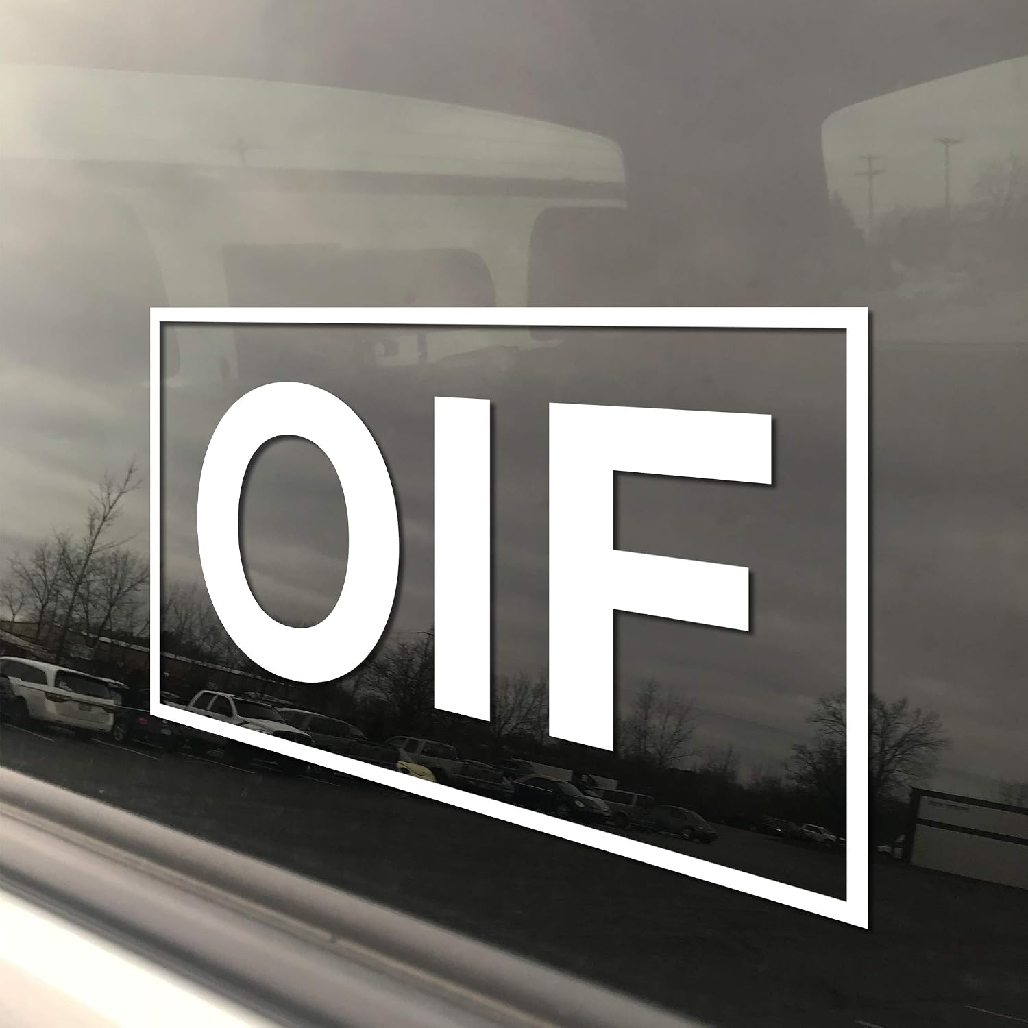 Operation Iraqi Freedom OIF Window Military Veteran Decal Lifetime Replacement