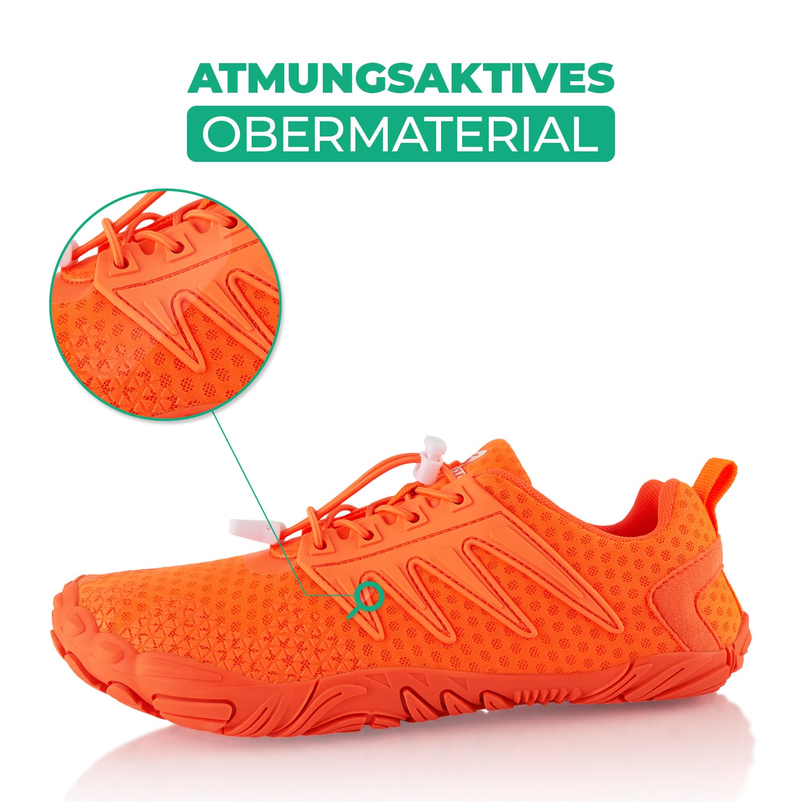 Fusskleidung® Damen Herren Barfußschuhe Wasserschuhe Trail Sneaker