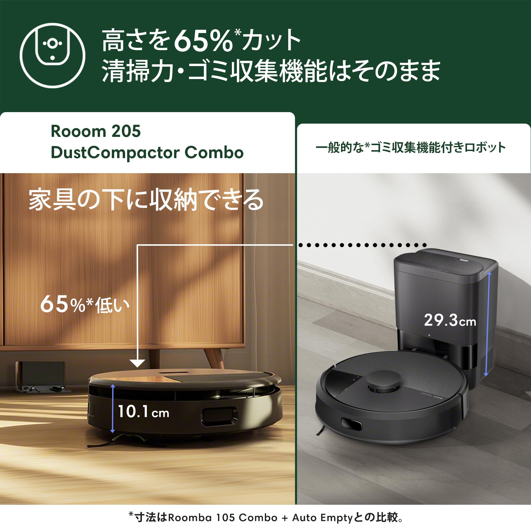 Amazon.co.jp: ルンバ(Roomba)205 DustCompactor Combo ロボット