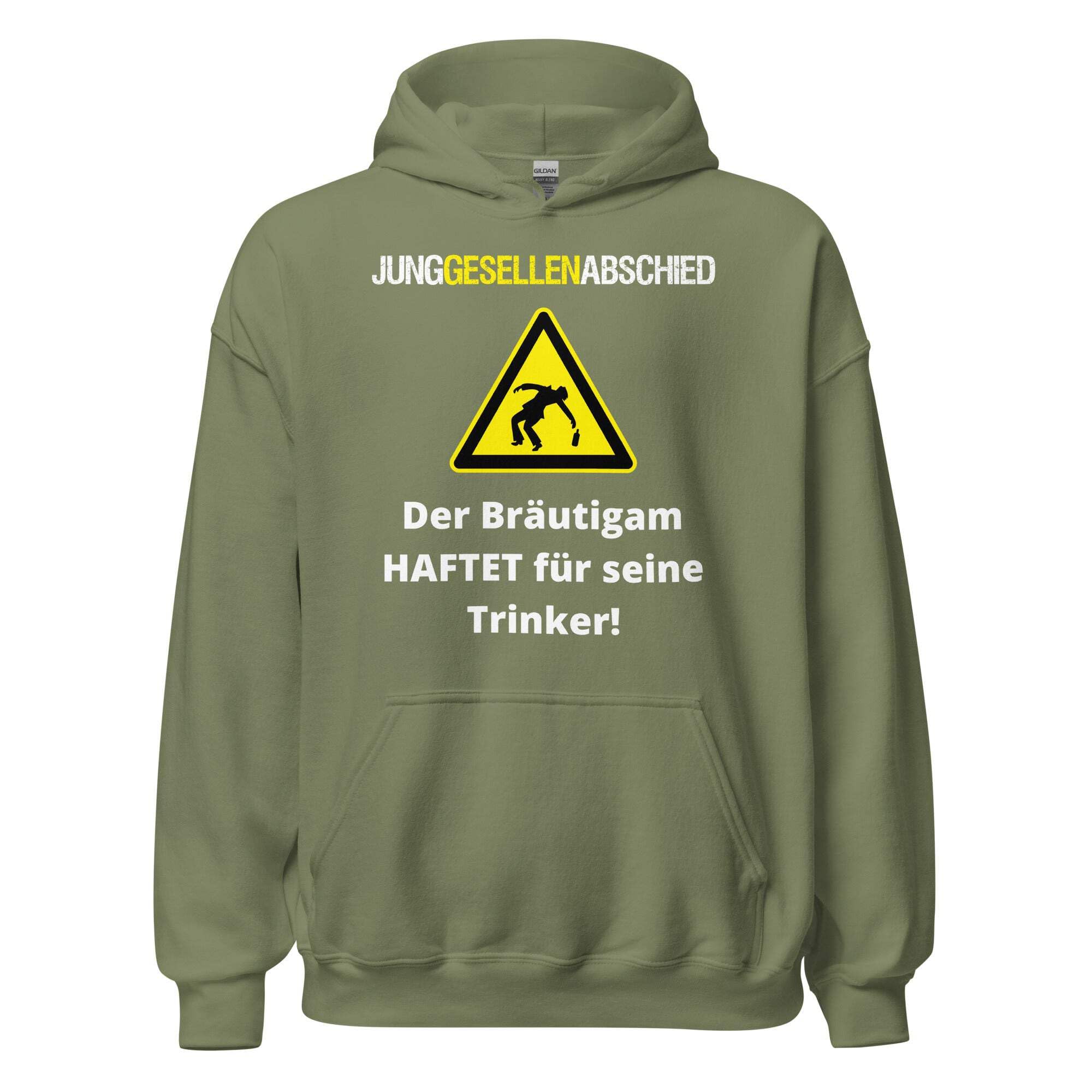 JGA Der Bräutigam haftet für seine Trinker Junggesellenabschied Kapuzenpullover