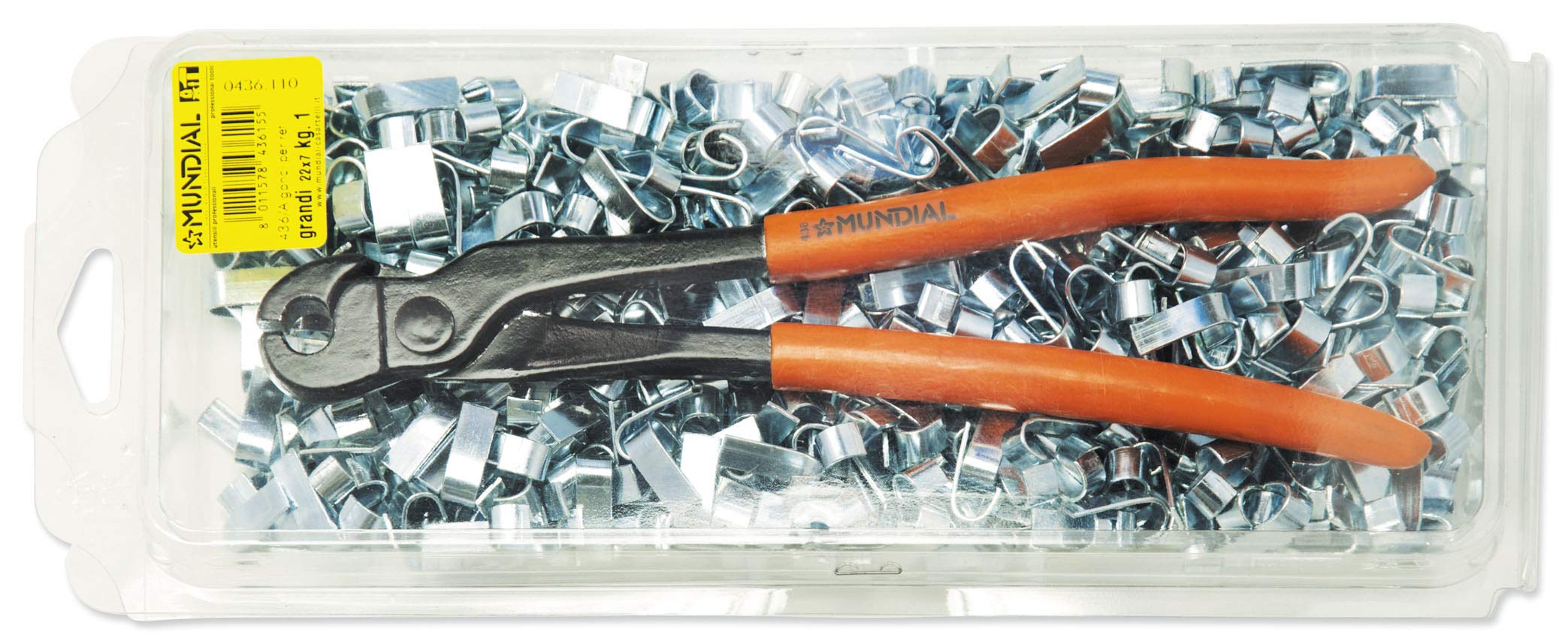 PINZA RETI GRANDE + Kg. 1 GANCI