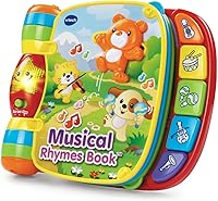 VTech Musical Rhymes Book - Interactive Nursery Rhymes Toy for Babies 6-36 Months, Colors, Instruments & Fine Motor Skills
