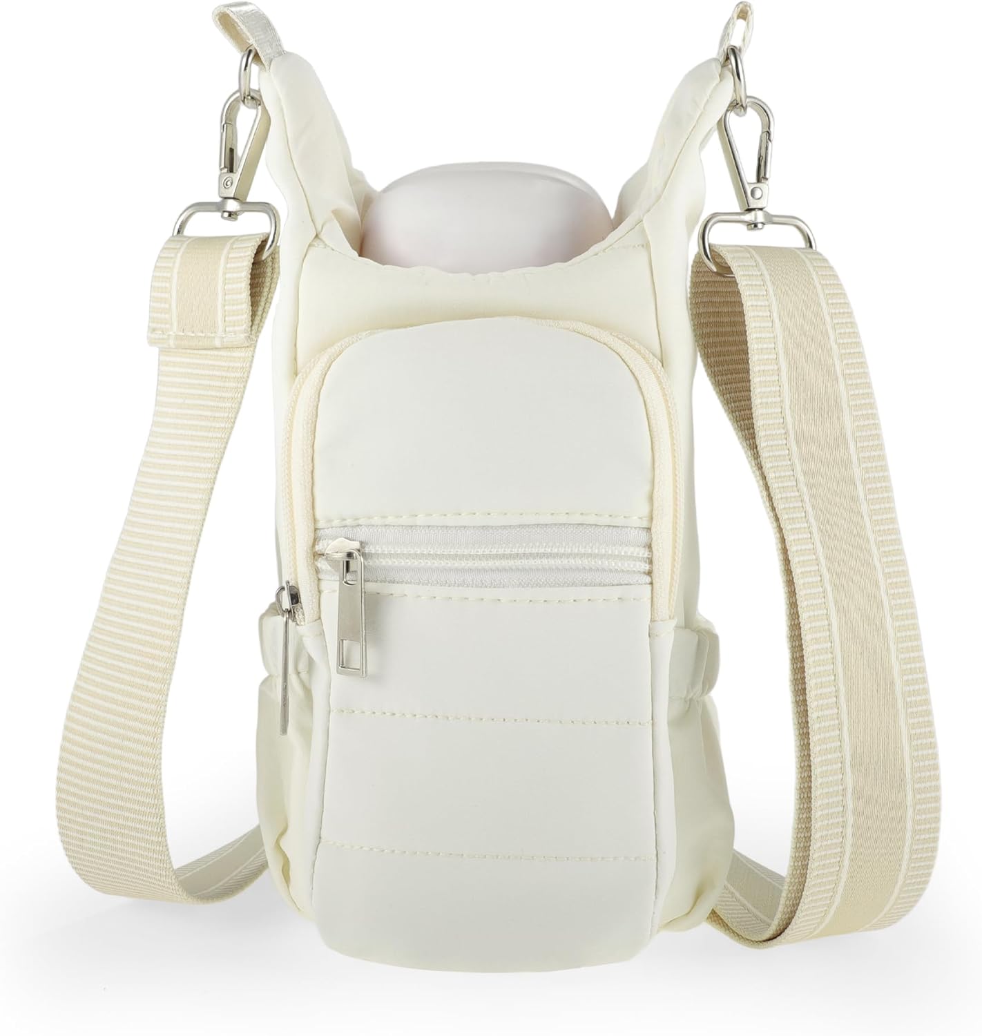 Water Bottle Carrier Bag, Water Bottle Holder with Adjustable Strap, for Hiking, Cycling