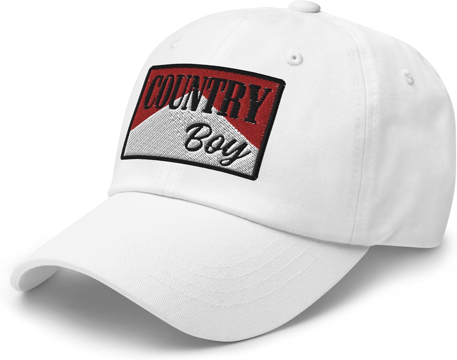 NG Country Boy Embroidered Curved Bill Cap Relaxed Fit Low Crown Adjustable Cowboy Western Rodeo Dad Hat