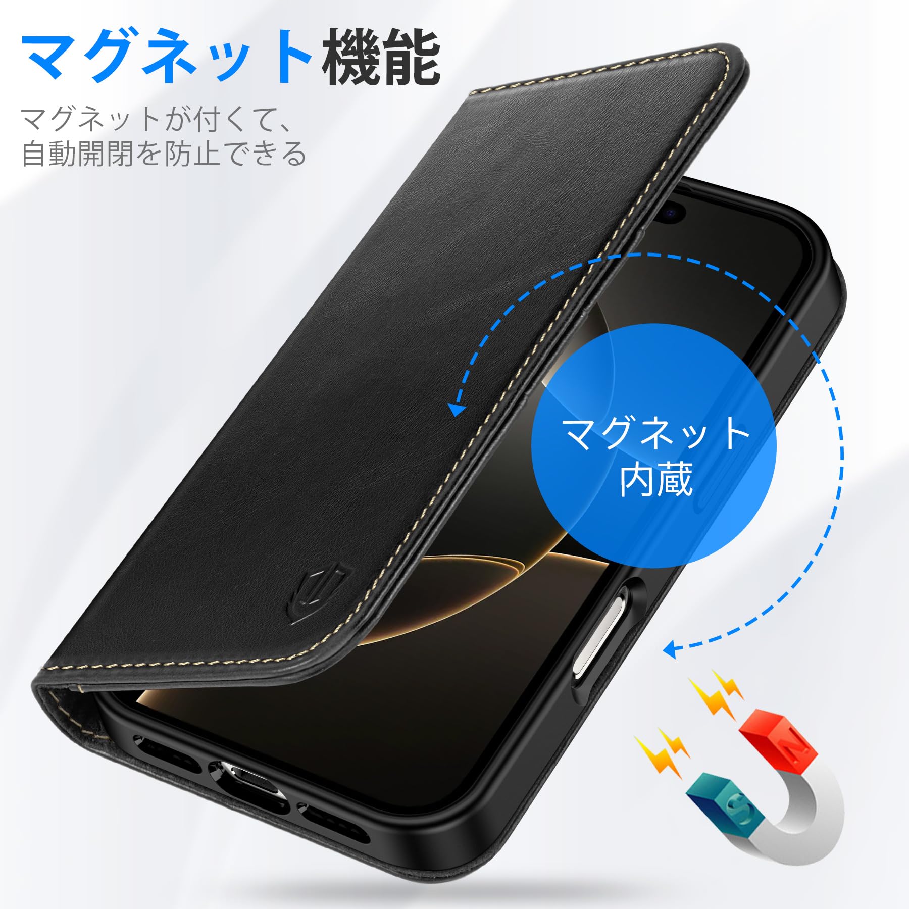 週末セール SHIELDONのiPhone 16 Pro Max対応本革ケース Amazon.com: SHIELDON Case for iPhone 16 Pro Max 2024, Genuine