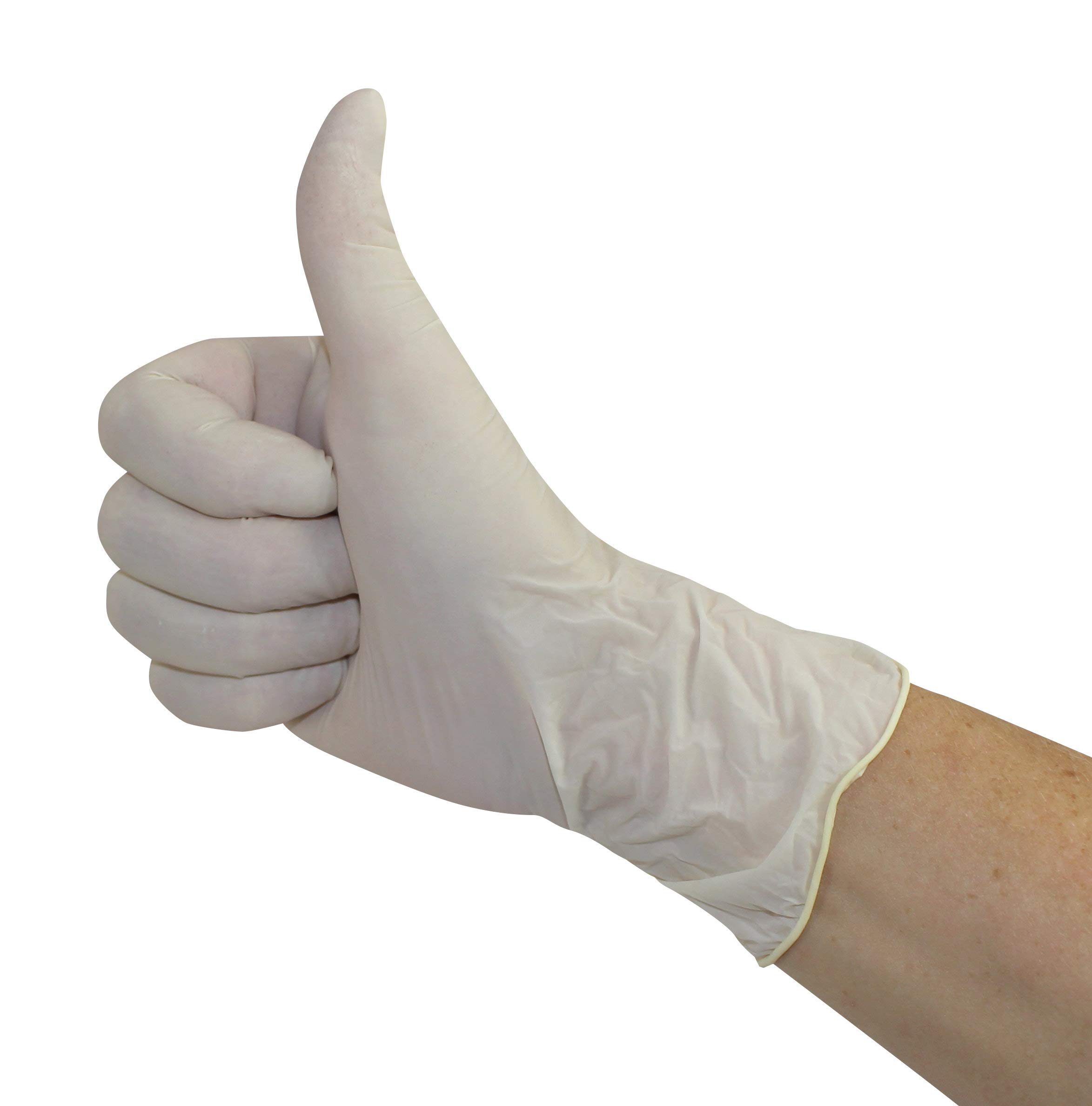 Medi-Inn Latex white Einmalhandschuhe gepudert weiß (M, 1000 Stück)