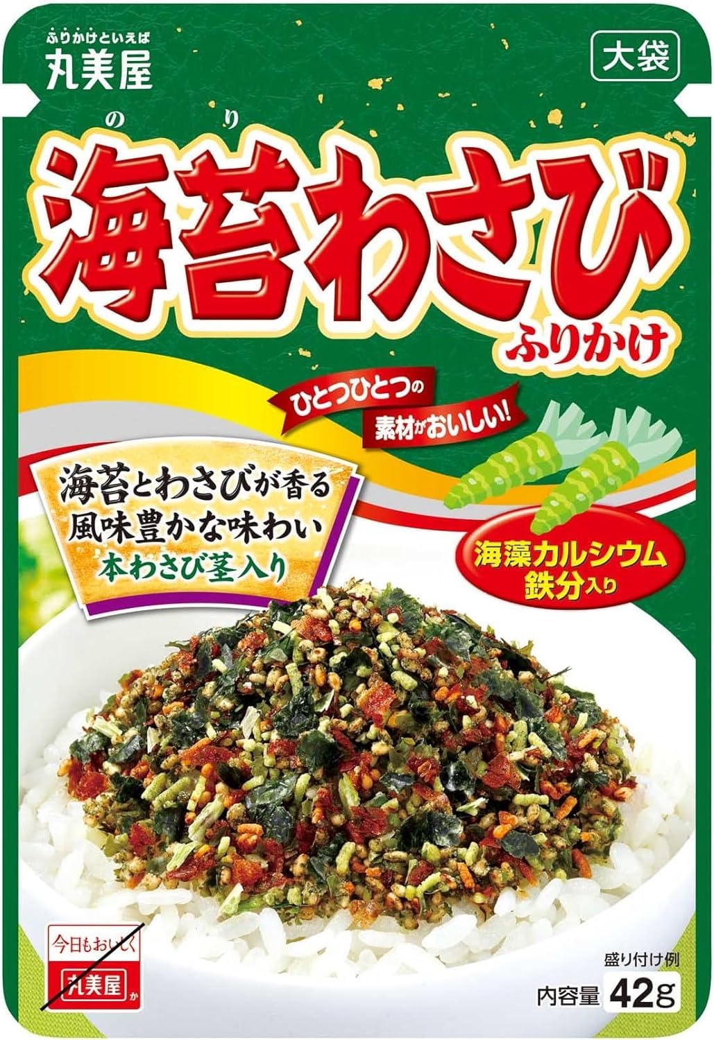 丸美屋 海苔わさびふりかけ 大袋 42g
