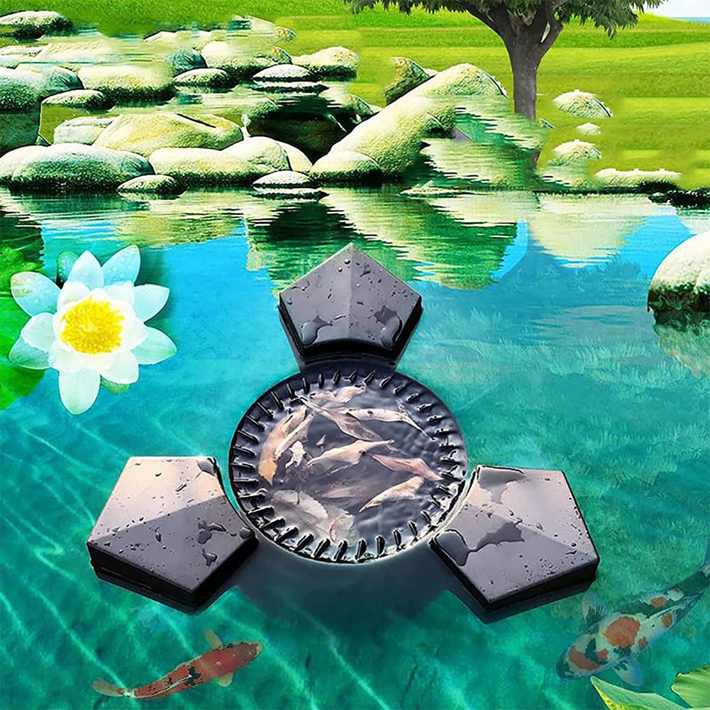 FURLOU Skimmer Galleggiante ad Aspirazione, Pulitore Automatico per Piscina, Skimmer e Chiarificatore Robot per Skimmer per Piscina, Aspirapolvere per Stagno, Rete per Skimmer per Foglie per Piscina