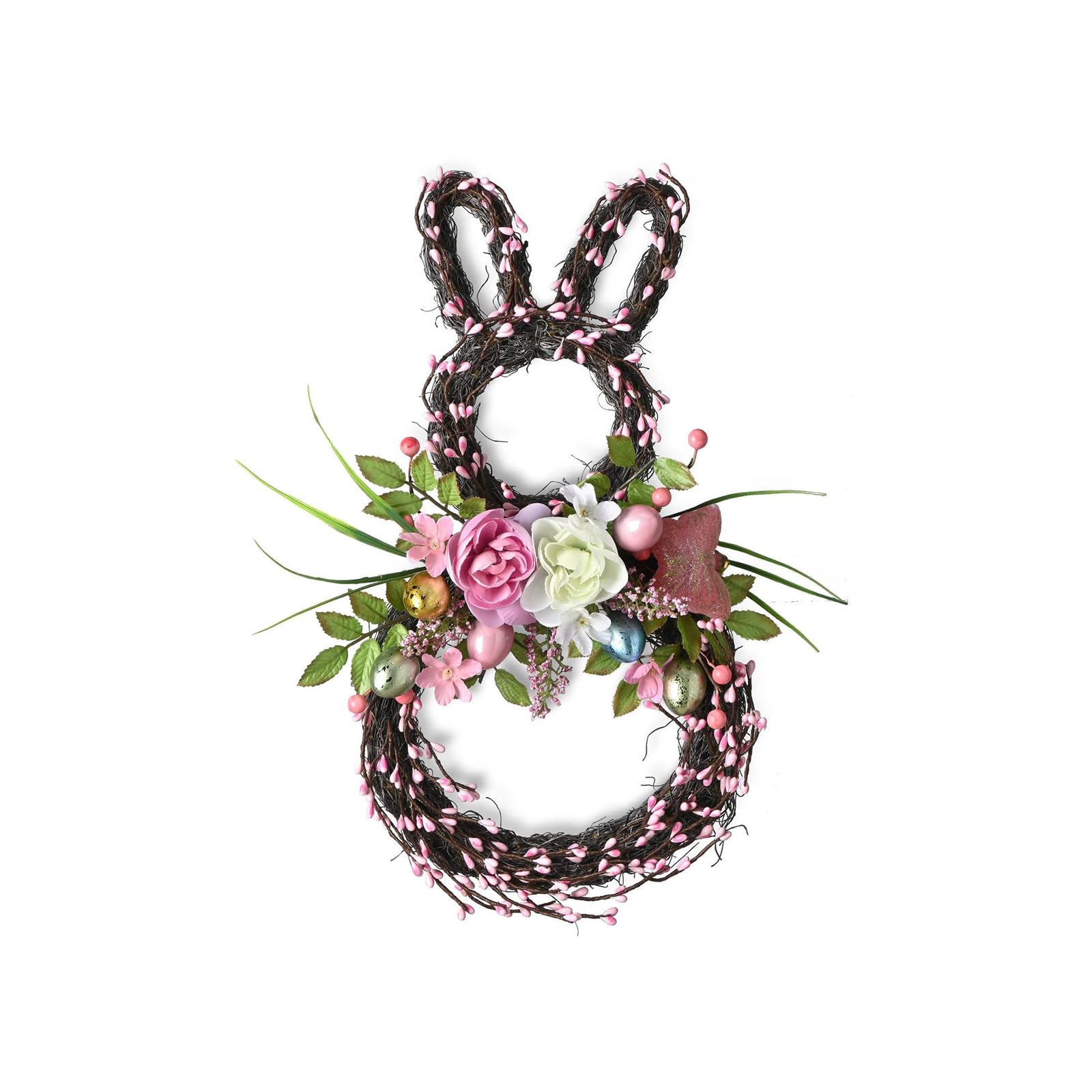 hogtnd Spring Easter Garland Multipurpose Indoor Outdoor Festival Home Decor Holiday Wreath