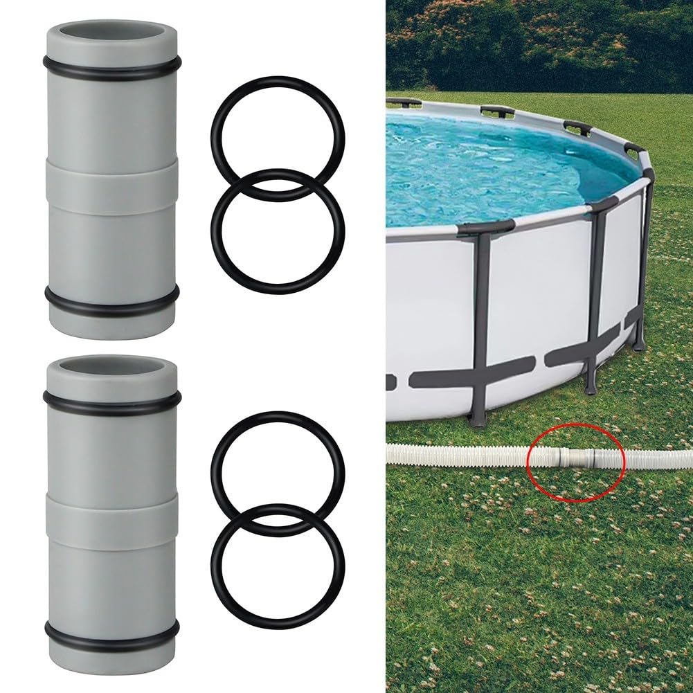 Conector Manguera Piscina 32mm con Junta Goma(1PCS)