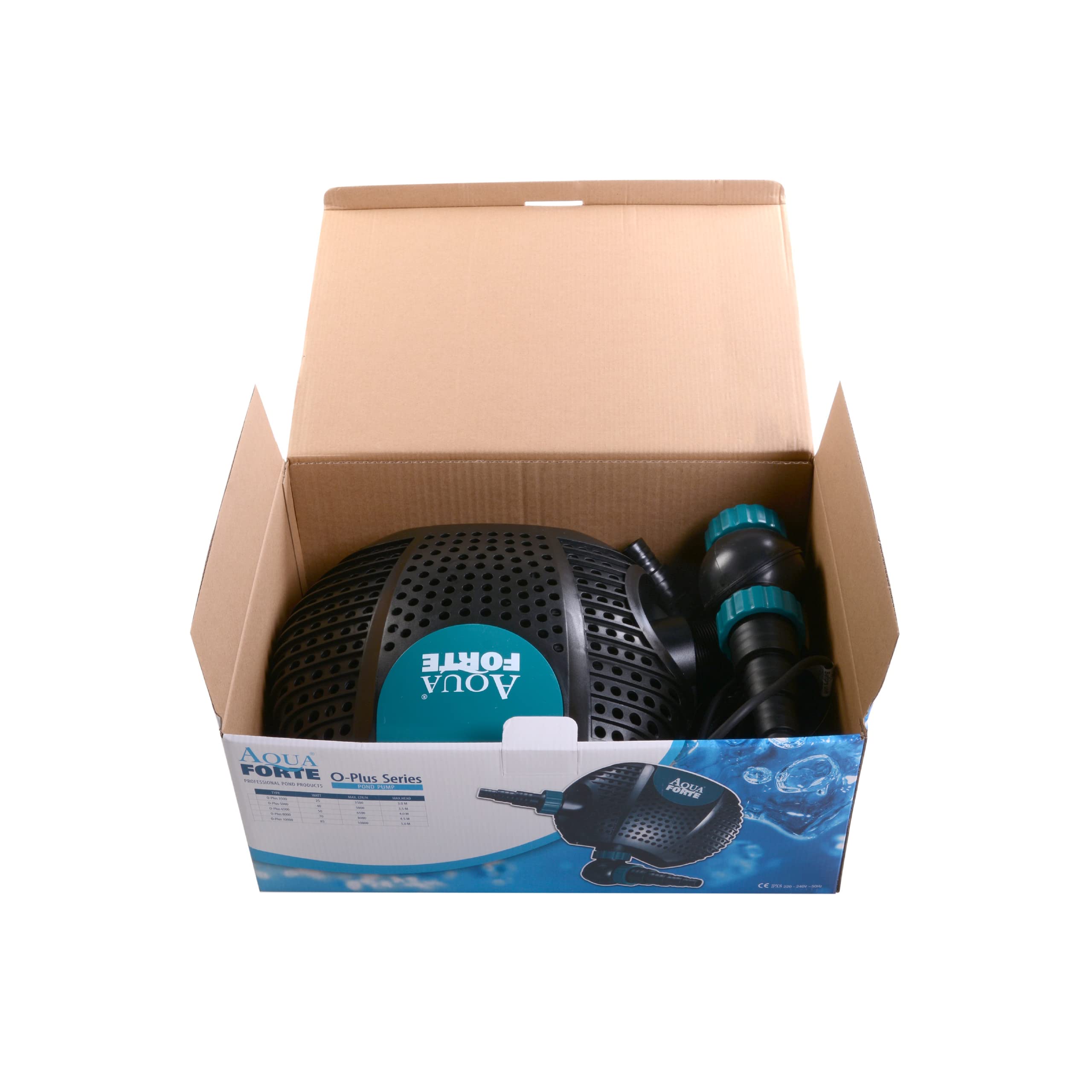 Aquaforte O-20000 Plus Pompe 200W 19m³/h 7m 10m