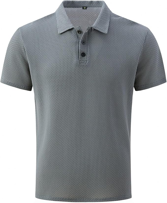 Men's Mesh Polo Shirts - $9.98