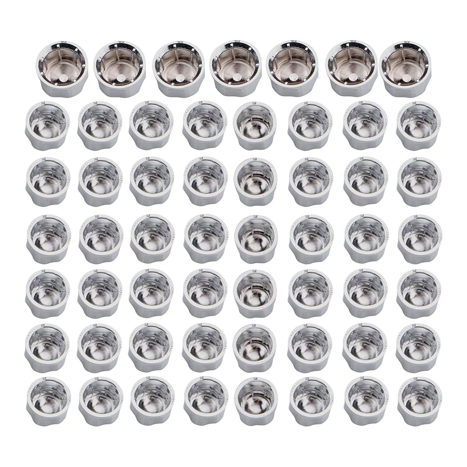 55Pcs ‎Chrome Diamond Cut Motorcycle Bolt Covers Engine Head Bolts Toppers Cap Kit for Harley Touring Electra Glide 1999-2016 Softail Models