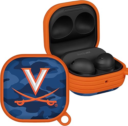AFFINITY BANDS Virginia Cavaliers Camo HDX Case Cover Compatible with Samsung Galaxy Buds Pro