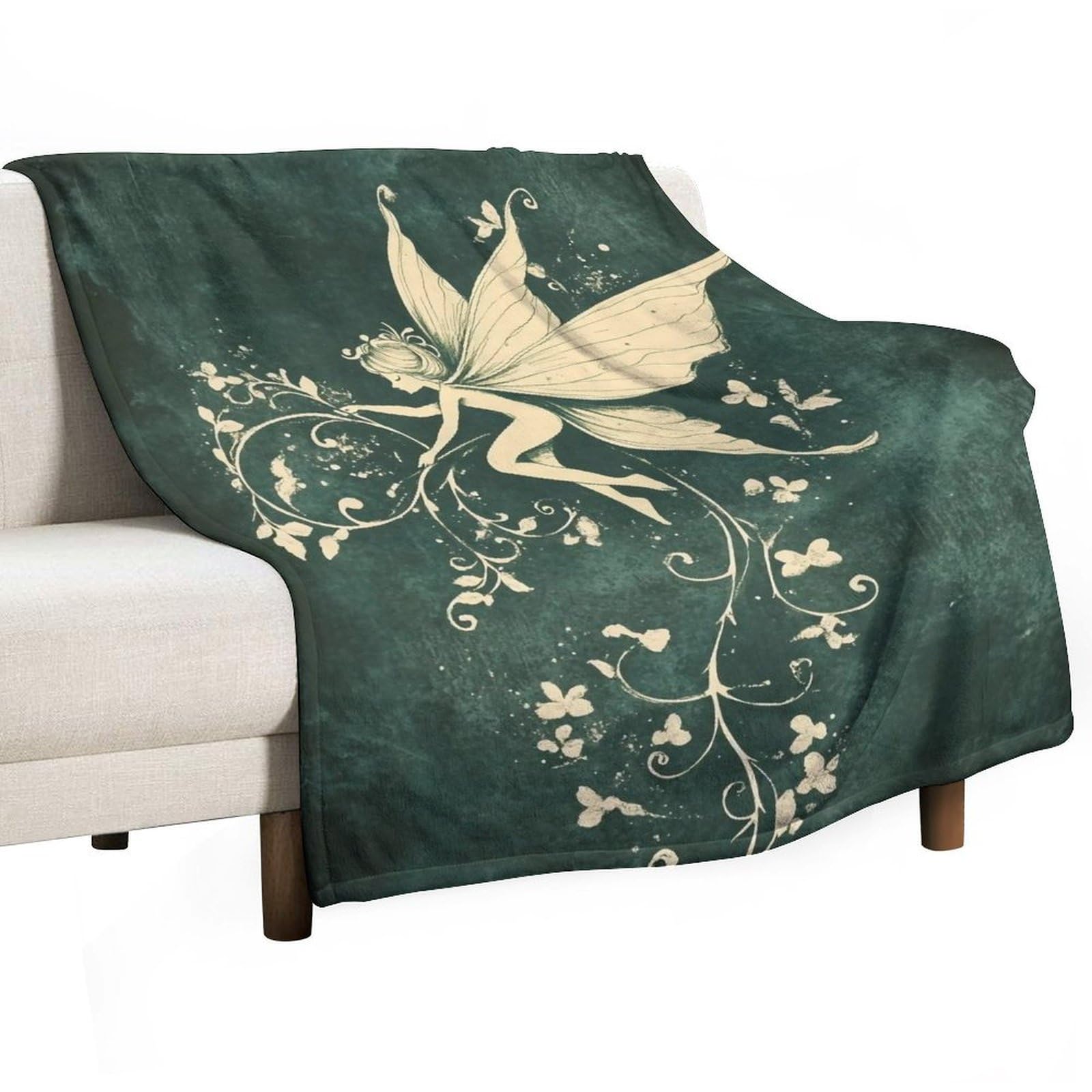 YHGSREUOH Fairy Slumber Silence (3) Flannel Blankets Fleece Soft Throw Lightweight Plush Gifts for Couch, Bed, Cozy Sofa Plush, Chair, Lovers 100x130cm(40x50in)