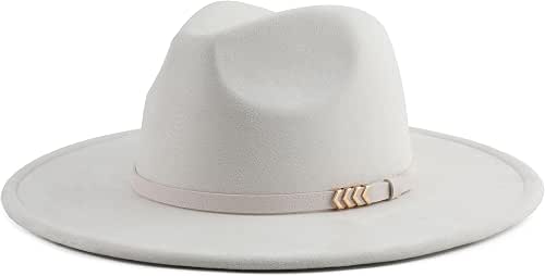 Pro Celia Wide Brim Fedora Hat for Men Women Big