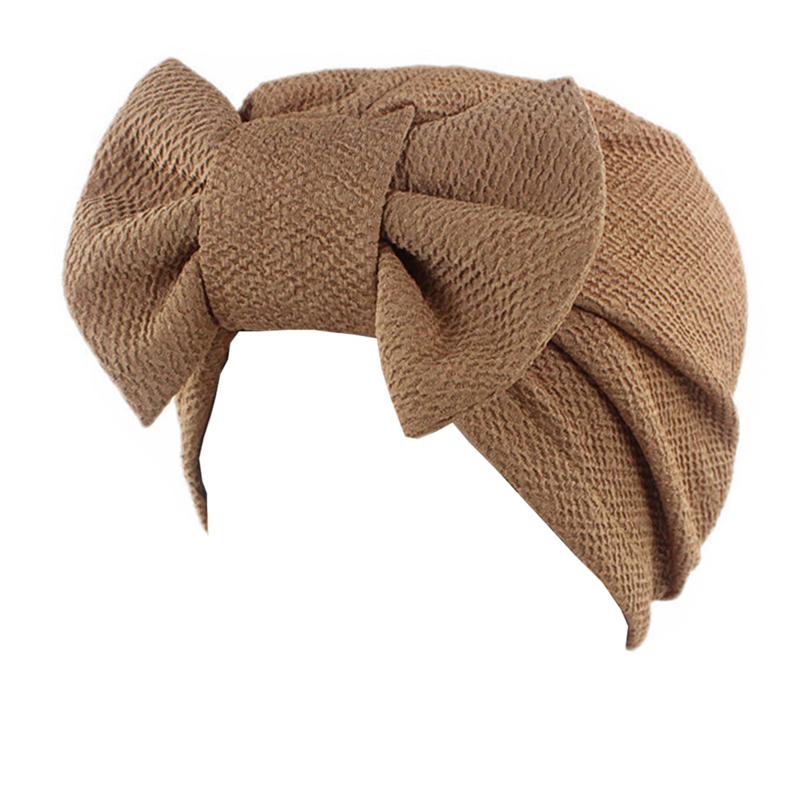 Qhome Womens Luxury Bow Turban Hat Stylish Chemo Cap