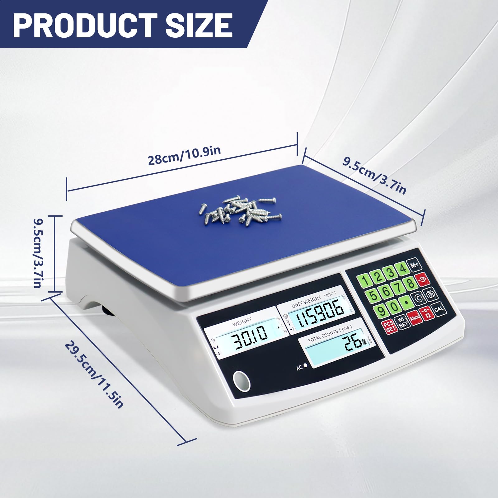 Precision Counting Scale - 30kg/66lb Digital Scale -7
