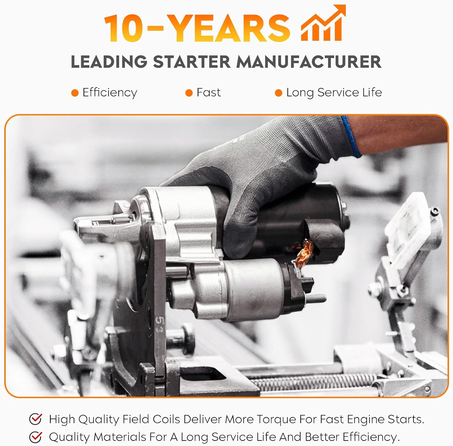 Starter for Chevy Tracker 1.6L 2.0L 1999-2002, Suzuki Grand Vitara 2.5L 2.7L 1999-2005, XL-7 2.7L 2002-2005, Vitara 1.6L 2.0L 1999-2002, Manual Transmission, 410-48056 M0T85681 M1T86181