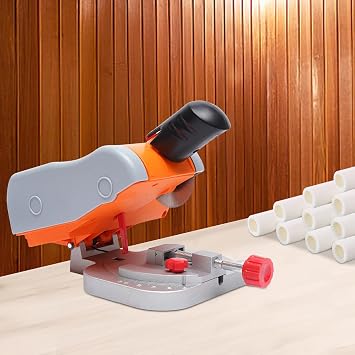 Mini Cut Off Machine, 90W Mini Cutter Tool Table Chop Bench Saw, 0-45  Miter Adjustable Woods Cutter-Cutting Machine Multi-Function Table Saws for Cutting Brass, Steel, Wood