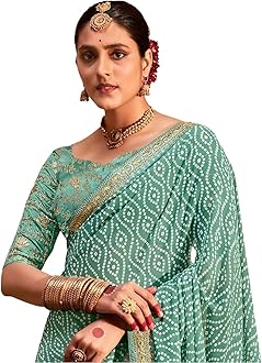 SIRIL Bandhani Saree