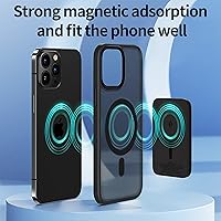 Vista 450 de Yriklso Strong Magnetic Case for iPhone 11 [Compatibilty with MagSafe] Protective Shockproof Cover Phone Case for iPhone 11 6.1" Frosted Purple