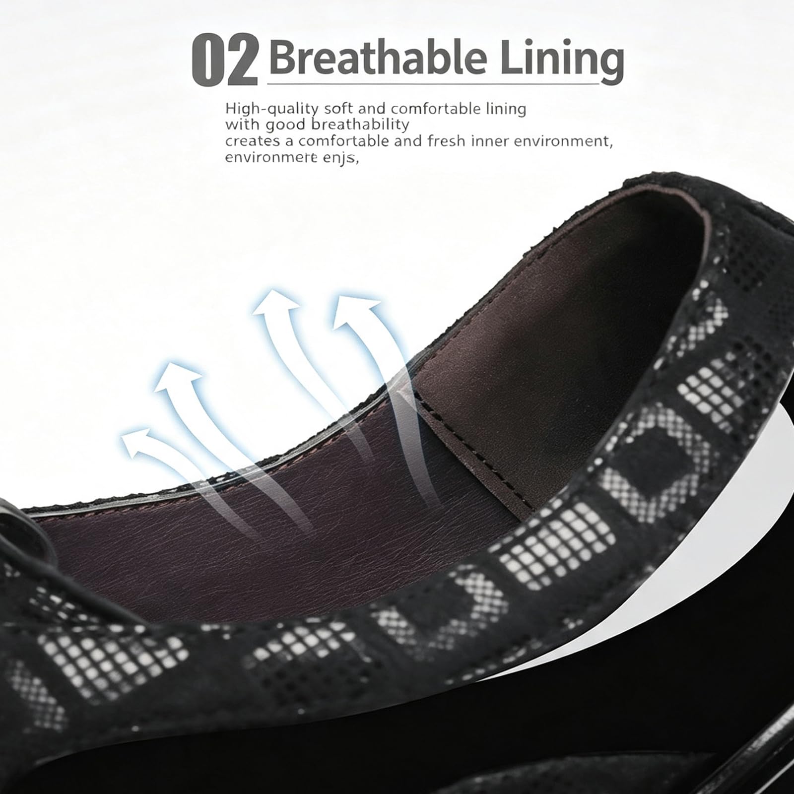 Scarpe Eleganti da Uomo Stringate | antiscivolo, Comode, Traspirante, in pelle PU, oxford, Festa, Formale, Party