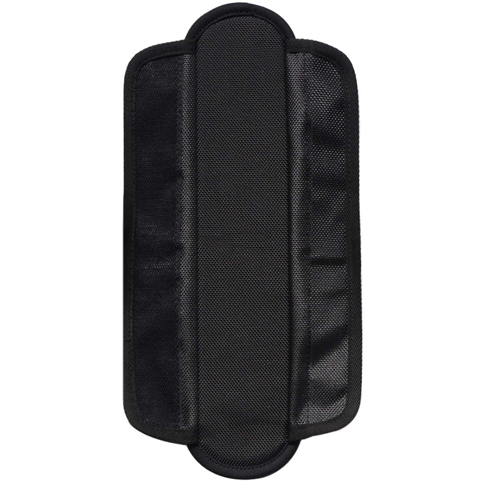 Lot De 2 Coussinets De Protection Polyvalents Pour Sangle D'épaule Pour Ordinateur Portable/messager/boxe/sac De Voyage/ceinture De Sécurité De Voiture Noir, Noir