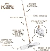 Vista 3 de Quick Shine Ultimate Gold Clean + Polish Mop Kit All-in-One 11 Pc Kit w/Interchangeable Attachments Cleaner & Polish Included No