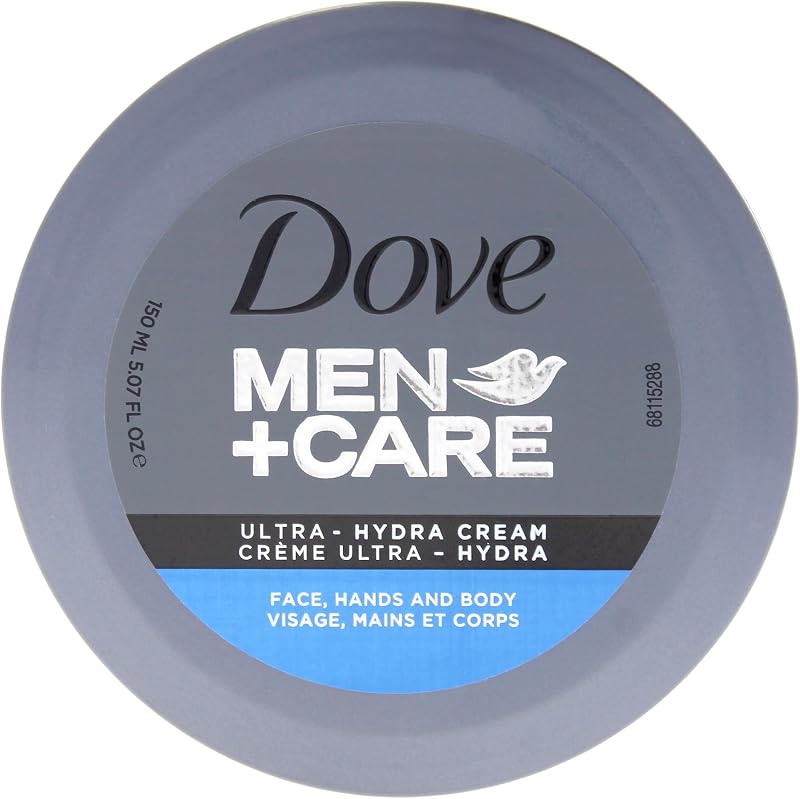 Crema para hombres+Care Ultra Hydra, cuidado de la cara, las manos y el cuerpo, todo tipo de piel, 5.07 oz