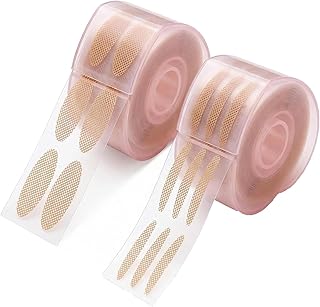 2 rollos de 600 pares de calcomanías delgadas...