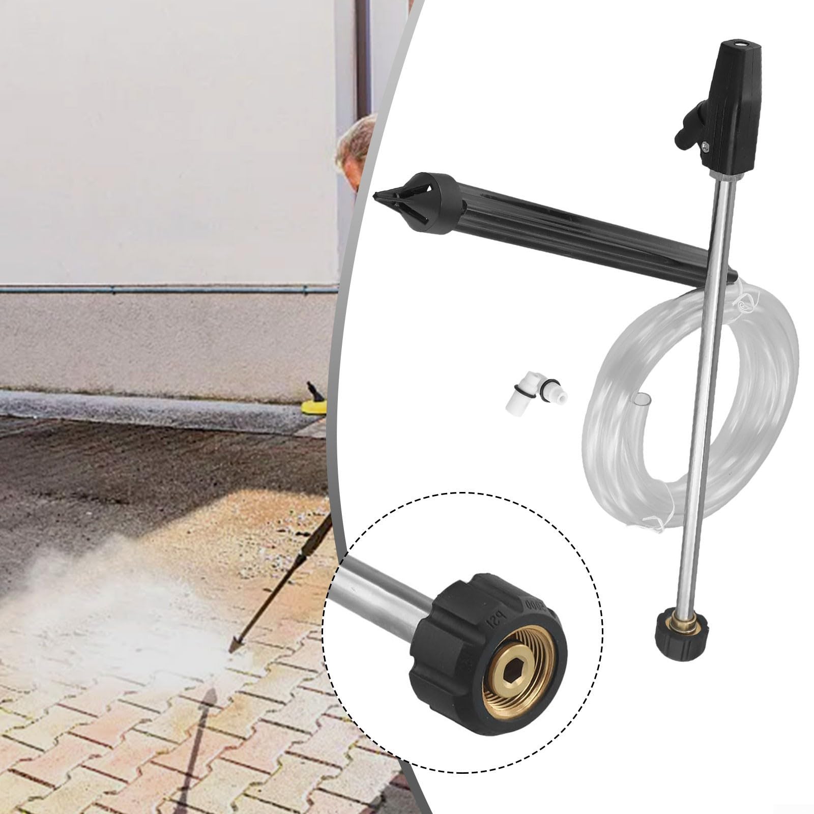 Kit de chorro de arena y chorro de arena de alta presión para Kar-cher HD HDS, lavadora a presión de chorro de arena para LANCE