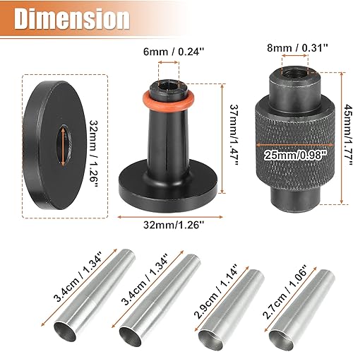 Miniatura 7 de X AUTOHAUX 6 unids inyector de combustible Sellos Herramientas para GM245 con para Hitachi Inyectores de combustible 2010-2017 para Subaru Turbo