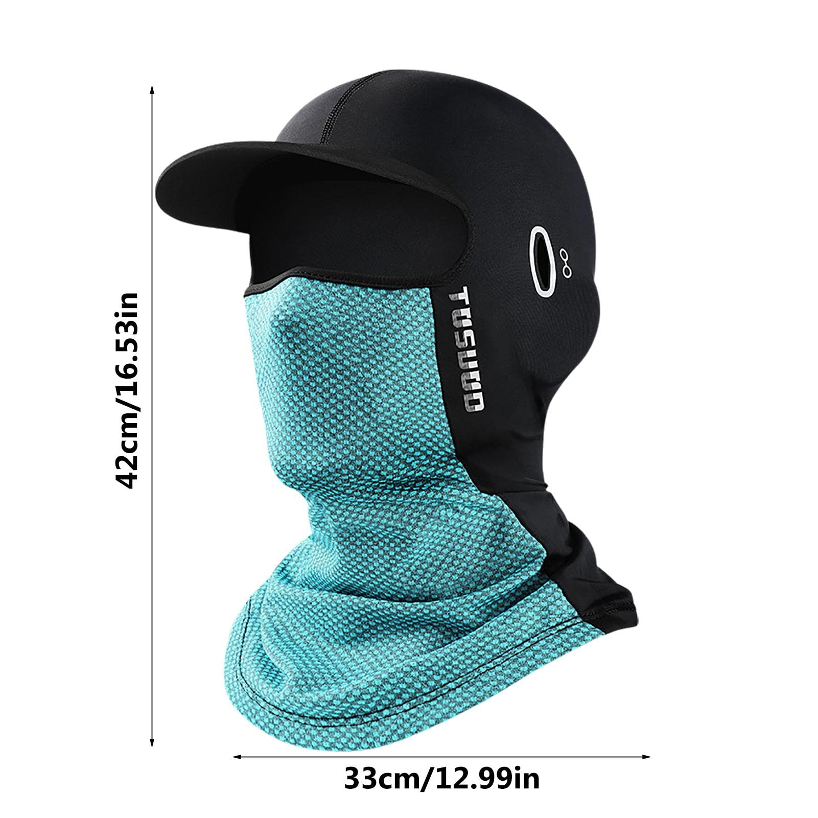 Yeeda Protection solaire en soie glacée pour homme et femme - Pour cyclisme, escalade, course à pied, moto