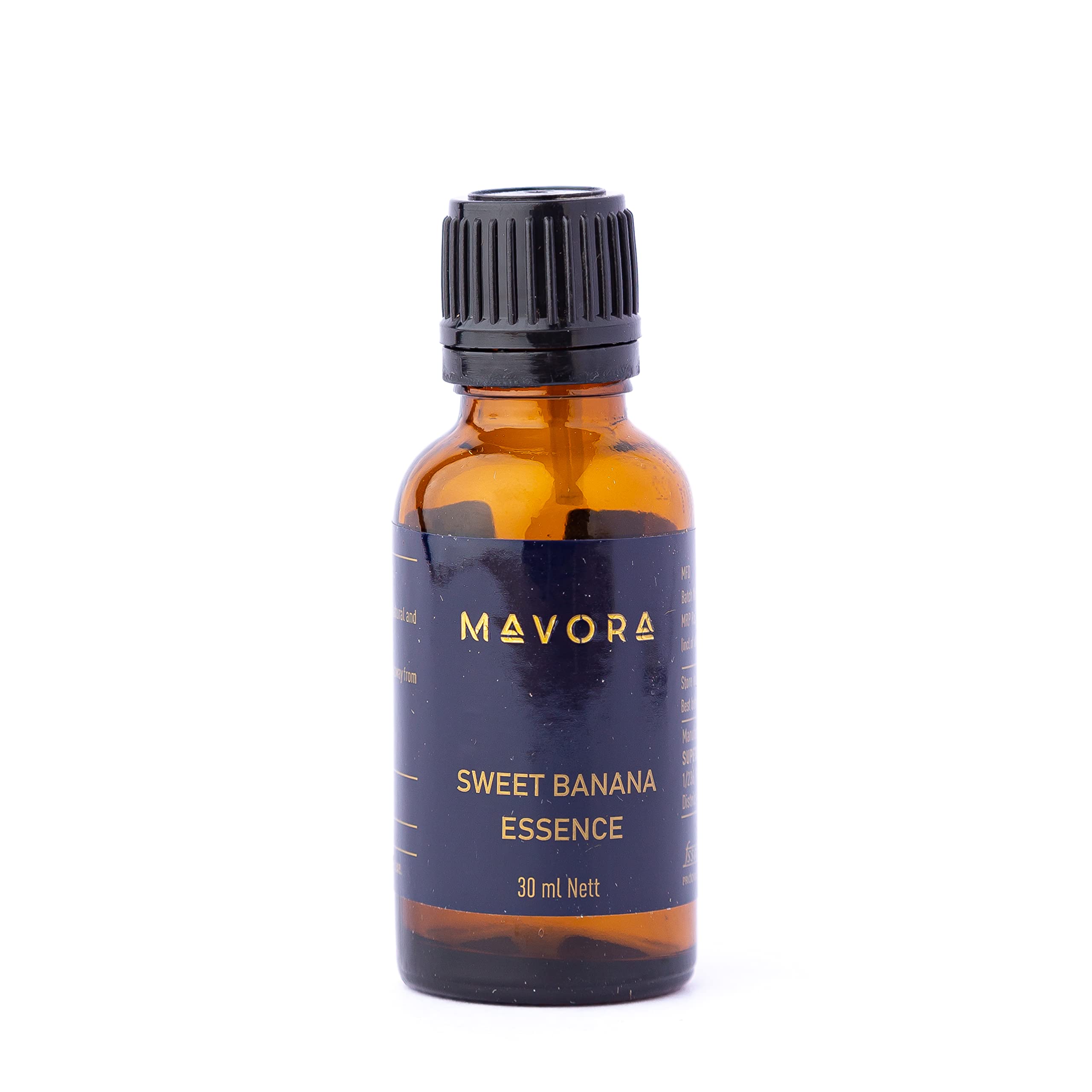 Mavora Sweet Banana Essence, 30ml - Flavor Essence I No Sugar Added Non-GMO/ Glass Bottle