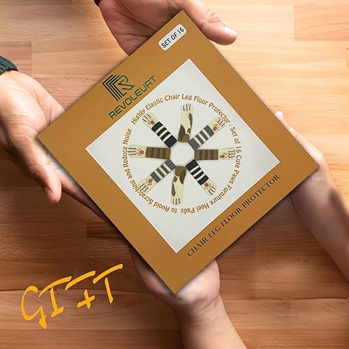 Vista 13 de 16 calcetines para sillas de patas de gato para suelos de madera dura, calcetines de patas de silla, protectores de suelo de muebles de punto