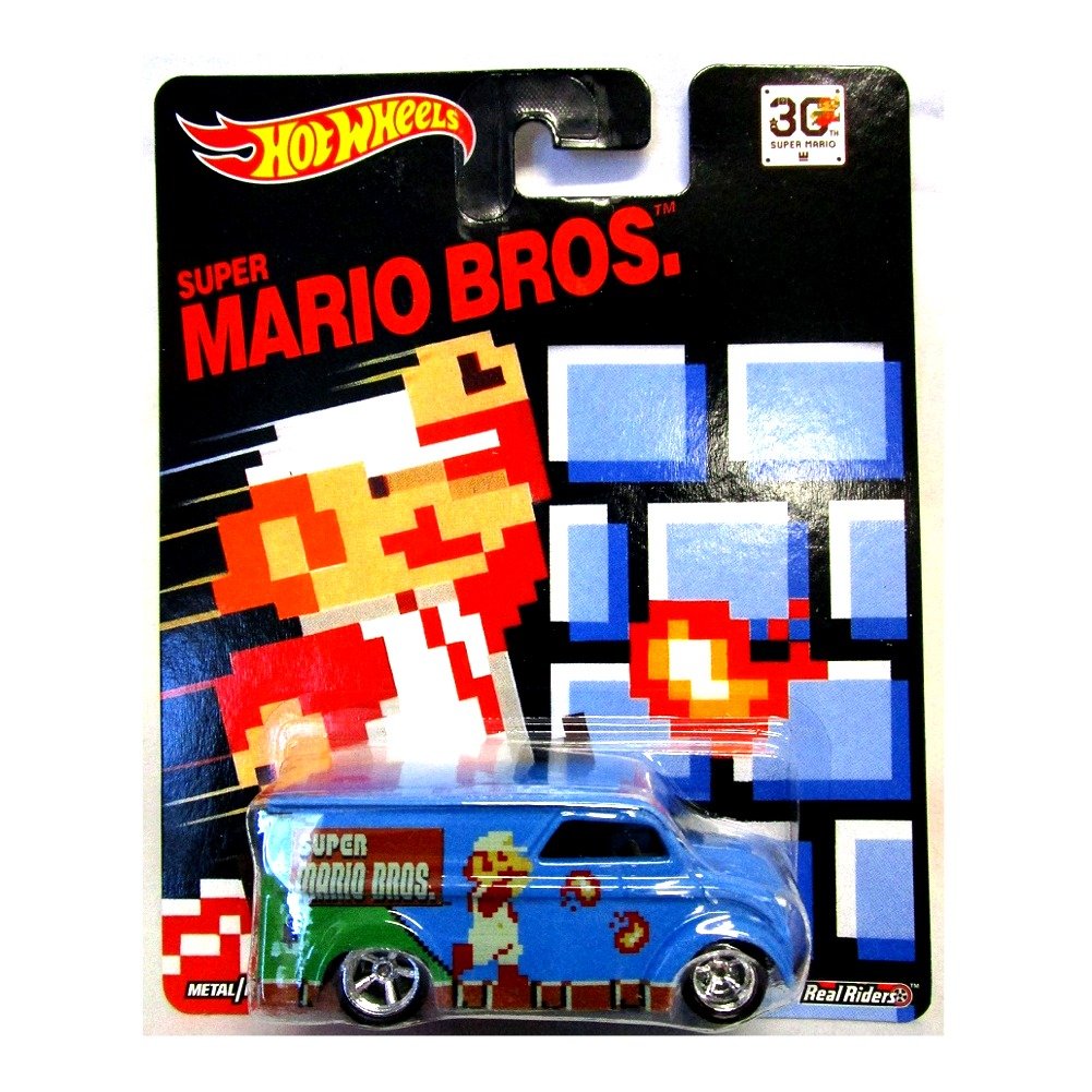 HOT WHEELS SUPER MARIO BROTHERS DAIRY DELIVERY REAL RIDERS RARE