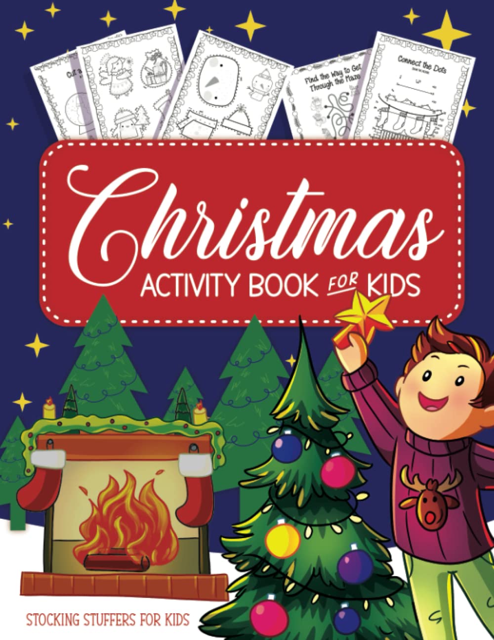 Christmas Activity Book for Kids Stocking Stuffers Nigeria Ubuy
