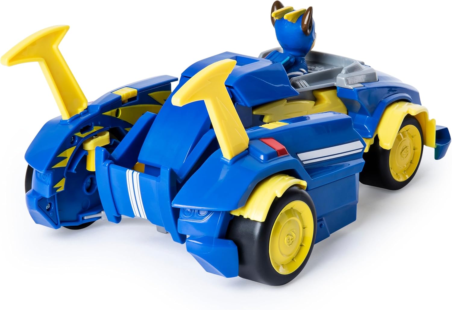 Paw Patrol, Mighty Pups Super Paws Chase’s Powered Up Cruiser Transforming Vehicle