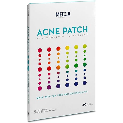 Miniatura 9 de Parche para cubierta para acné  (40 unidades) Tratamiento de manchas de granos y espinillas  Vendaje hidrocoloide, árbol de té, aceite de CICA y