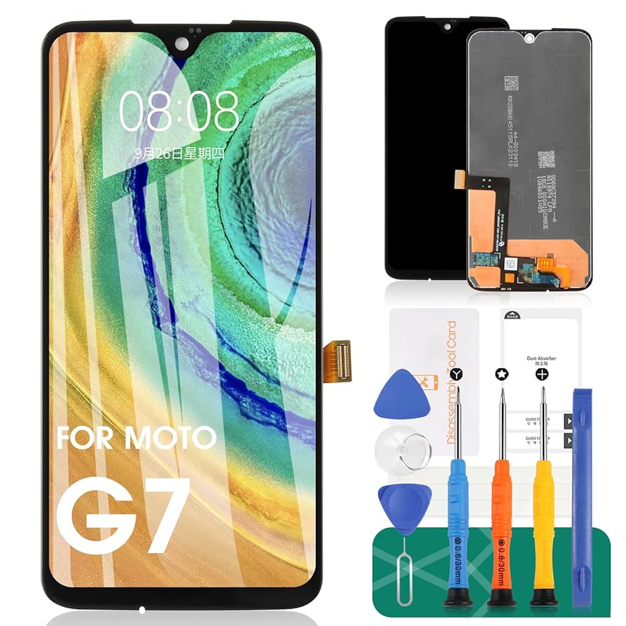 液晶ディスプレイ Amazon.com: for Moto G7 XT1962-1 Screen Replacement LCD