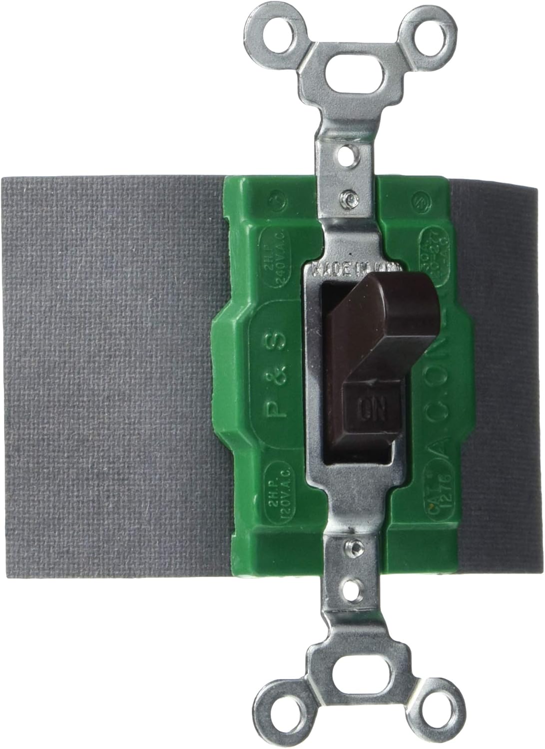 Legrand Pass & Seymour 1276 30 Amp 120/277VAC D.P.D.T. Manual Conroller, Maintained Contact Either Direction Two Position, Center Off, Brown (1 Count)