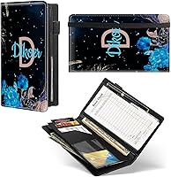 Vista 20 de Diseña Tus Propios Libros de Servicio con Nombre e Iniciales para Camareras, Dikoer Libro de Servicio de Camarero Personalizado con Nombre